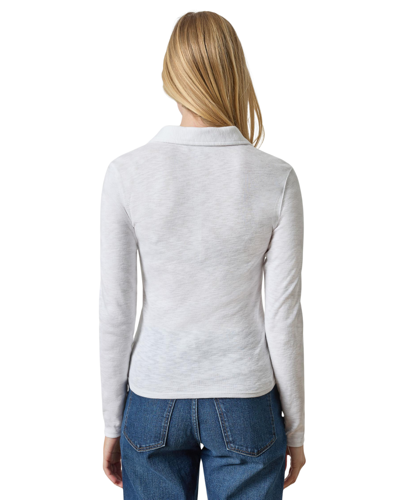 Long Sleeve Polo Neck Top_Lila P_PA3529