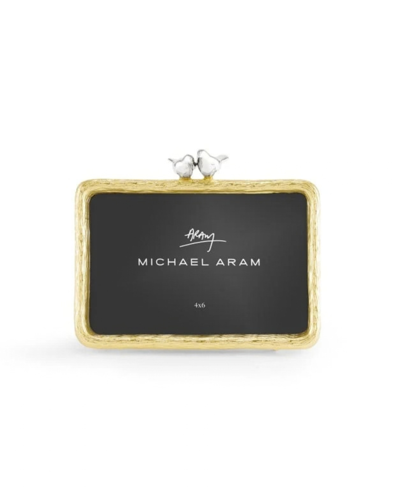 LovebirdsSilver_Gold4x6Frame-MichaelAram-124330