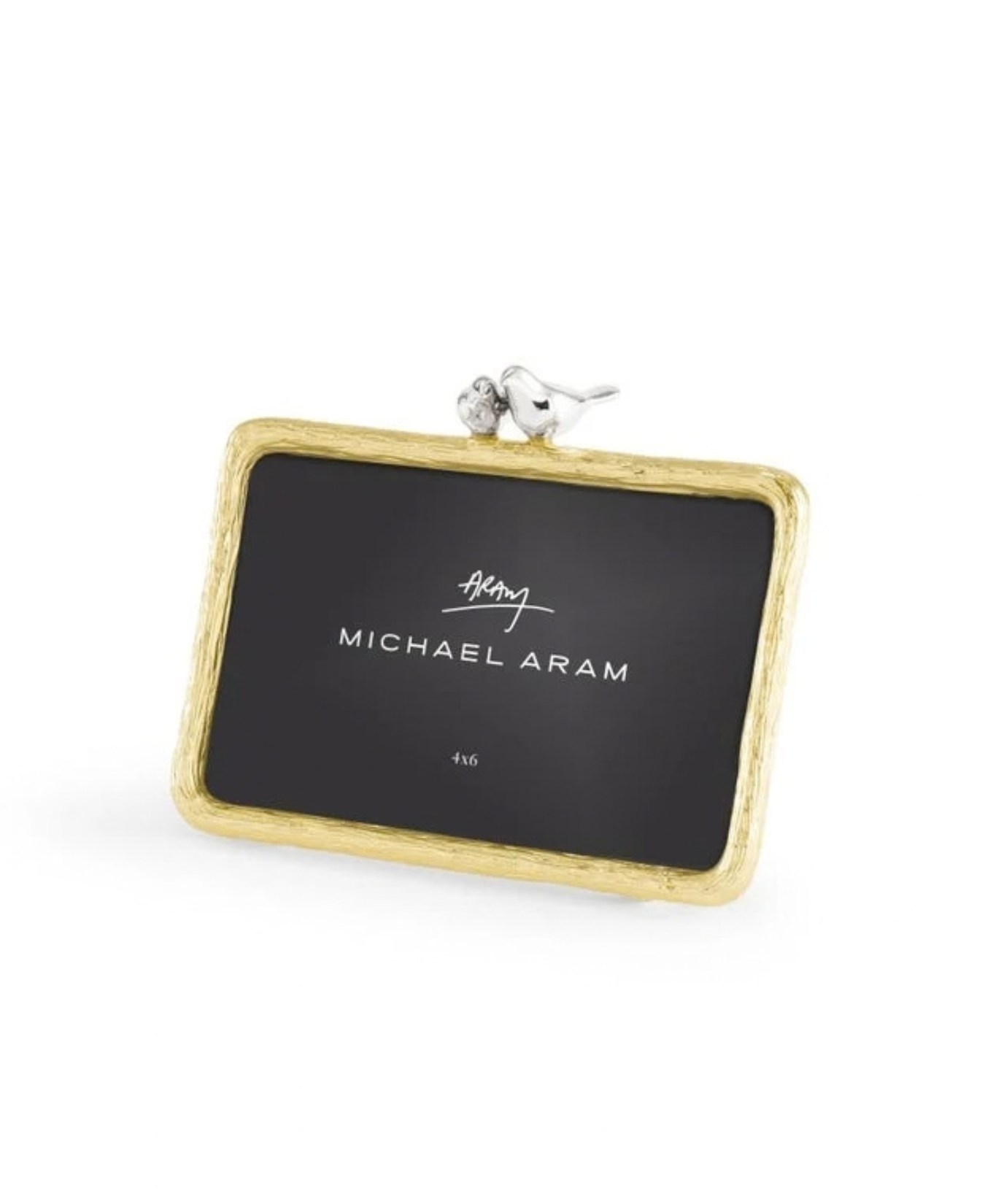 LovebirdsSilver_Gold4x6Frame-MichaelAram-124330