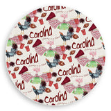 It's Gameday Football Pattern Vinyl Placemat