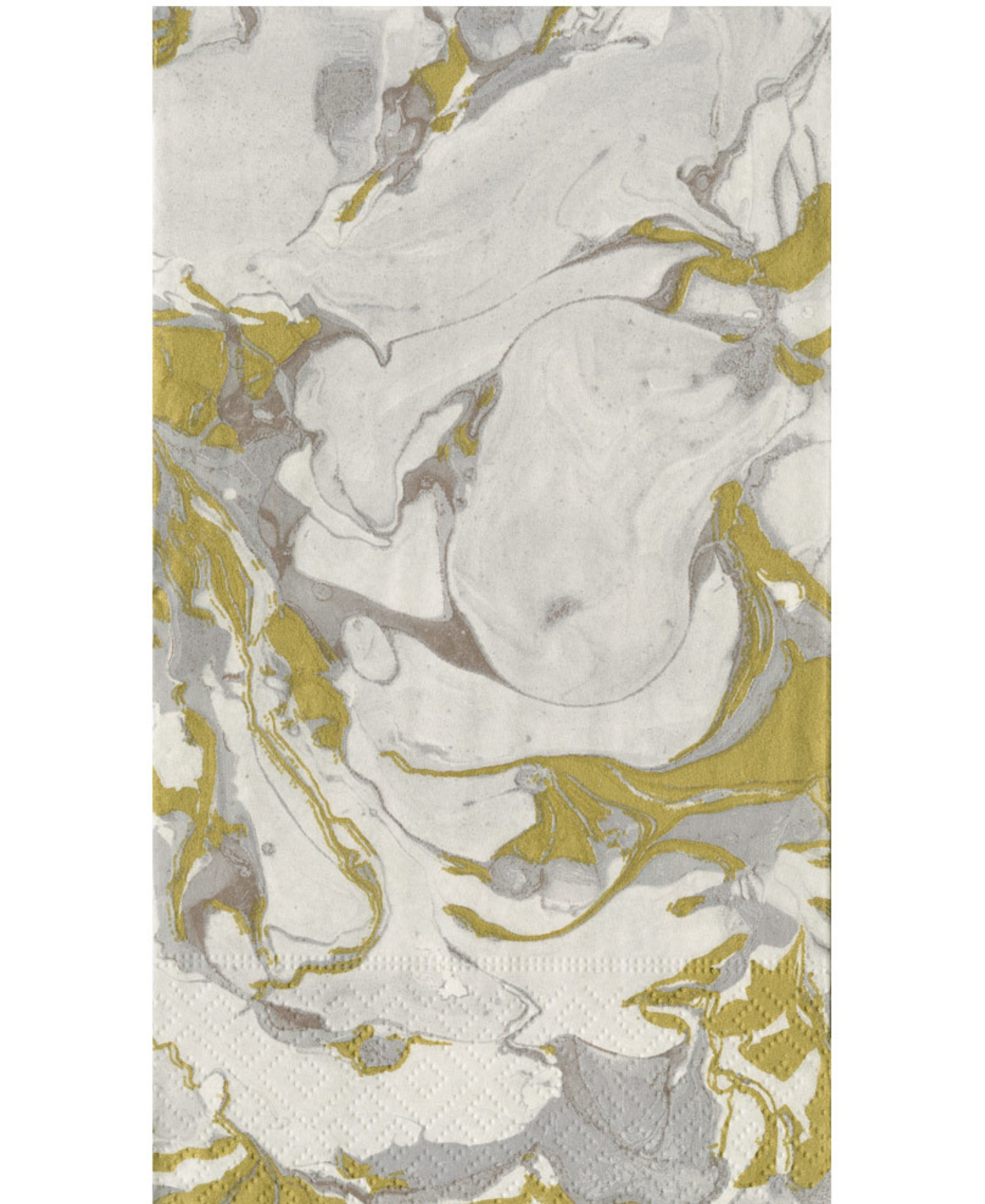 Marbled Quartz Guest Towel - Package Of 15_Caspari_19363G-GREY