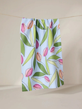 May Flowers Tea Towel