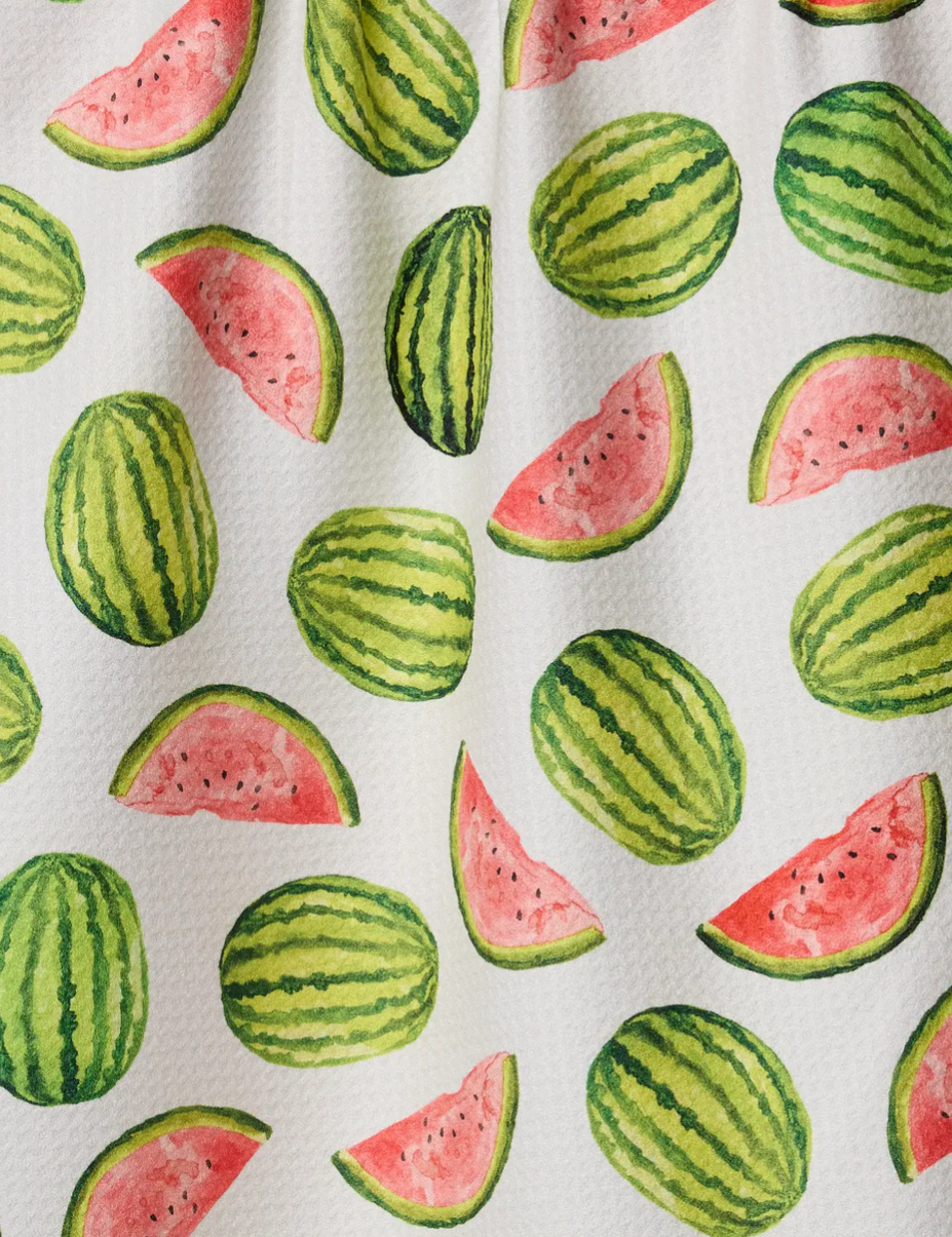 Melon Market Tea Towel