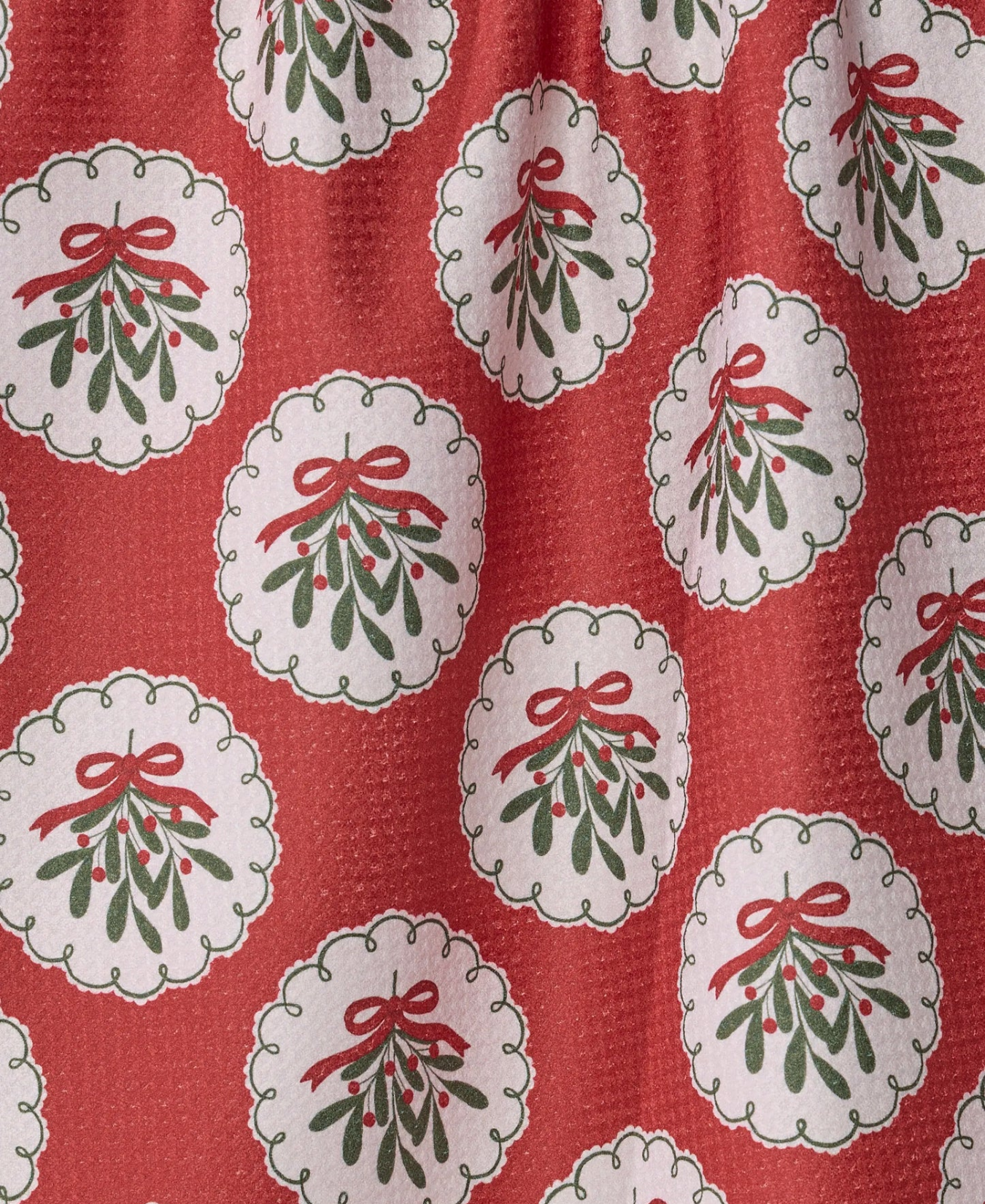 Merry Mistletoe Tea Towel-Geometry-TT-MF-MERRY-MISTLETOE