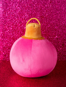 Merry Bauble Medium Pillow Pink