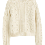 Mixed Stitch Crewneck Sweater_Lilla P_PA3497-IVRY