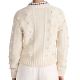 Mixed Stitch Crewneck Sweater_Lilla P_PA3497-IVRY