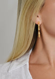 Bamboo Hoop Earrings