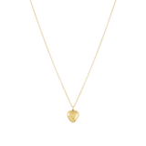 16" Necklace Gold - Love Plush Gold Charm
