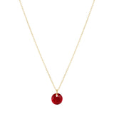 16" Necklace Gold -Reflection Small Charm_ENewton_N16GREFLSM01