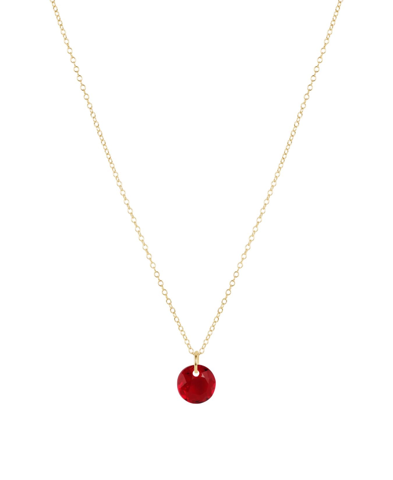 16" Necklace Gold -Reflection Small Charm_ENewton_N16GREFLSM01