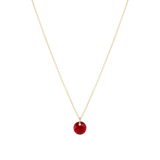 16" Necklace Gold -Reflection Small Charm