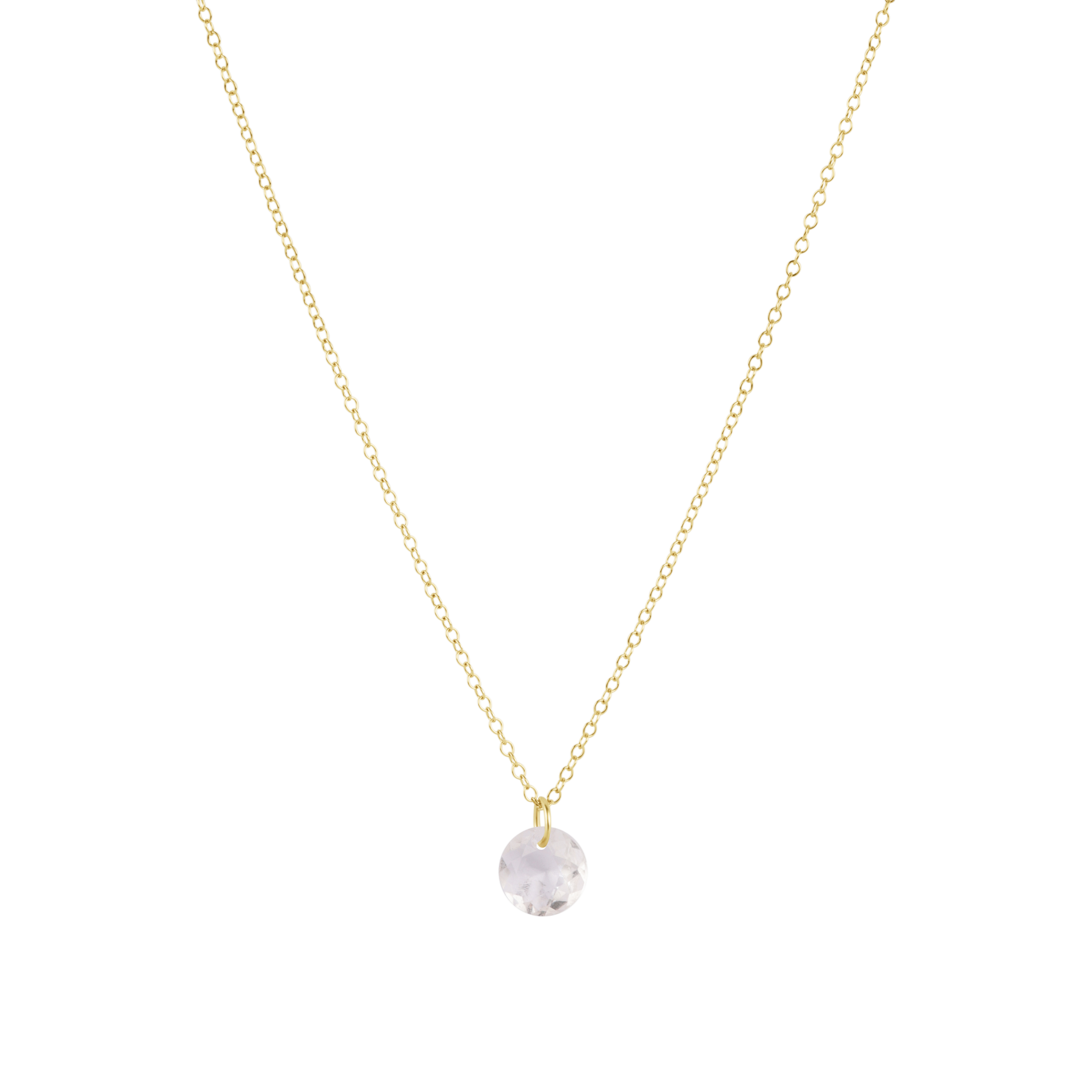 16" Necklace Gold -Reflection Small Charm