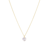 16" Necklace Gold -Reflection Small Charm