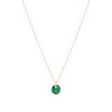 16" Necklace Gold -Reflection Small Charm