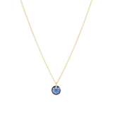 16" Necklace Gold -Reflection Small Charm