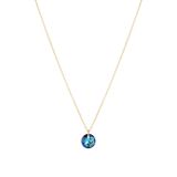 16" Necklace Gold -Reflection Small Charm