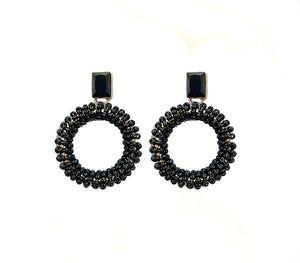 NEAVE BLACK EARRINGS