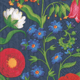 Cloisters Garden Navy Guest Towel