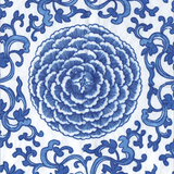 Indigo Garden Blue/White Guest Towel