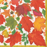 Swirling Leaves Luncheon Napkin
