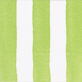 Cafe Stripe Paper Linen Napkin | Lime