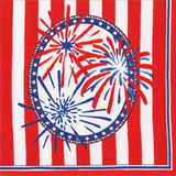 Stars, Stripes and Sparks Luncheon Napkin