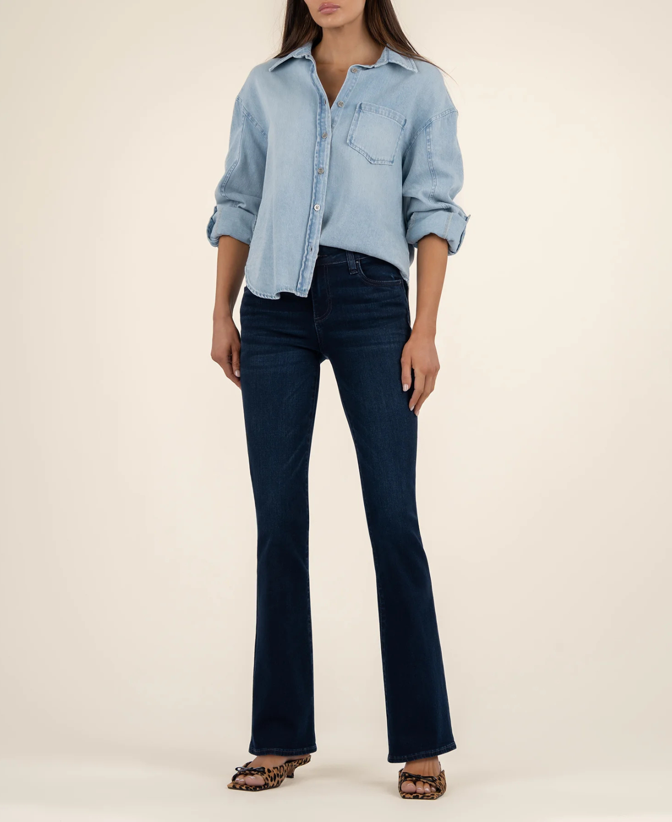 Natalie Mid Rise Flare-Kut from the Kloth-KP1240MA8