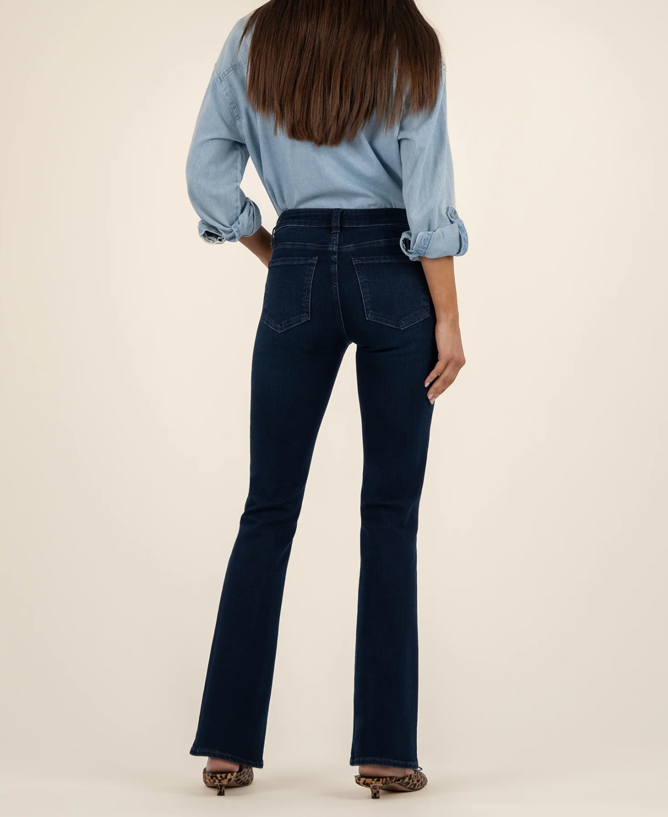 Natalie Mid Rise Flare-Kut from the Kloth-KP1240MA8