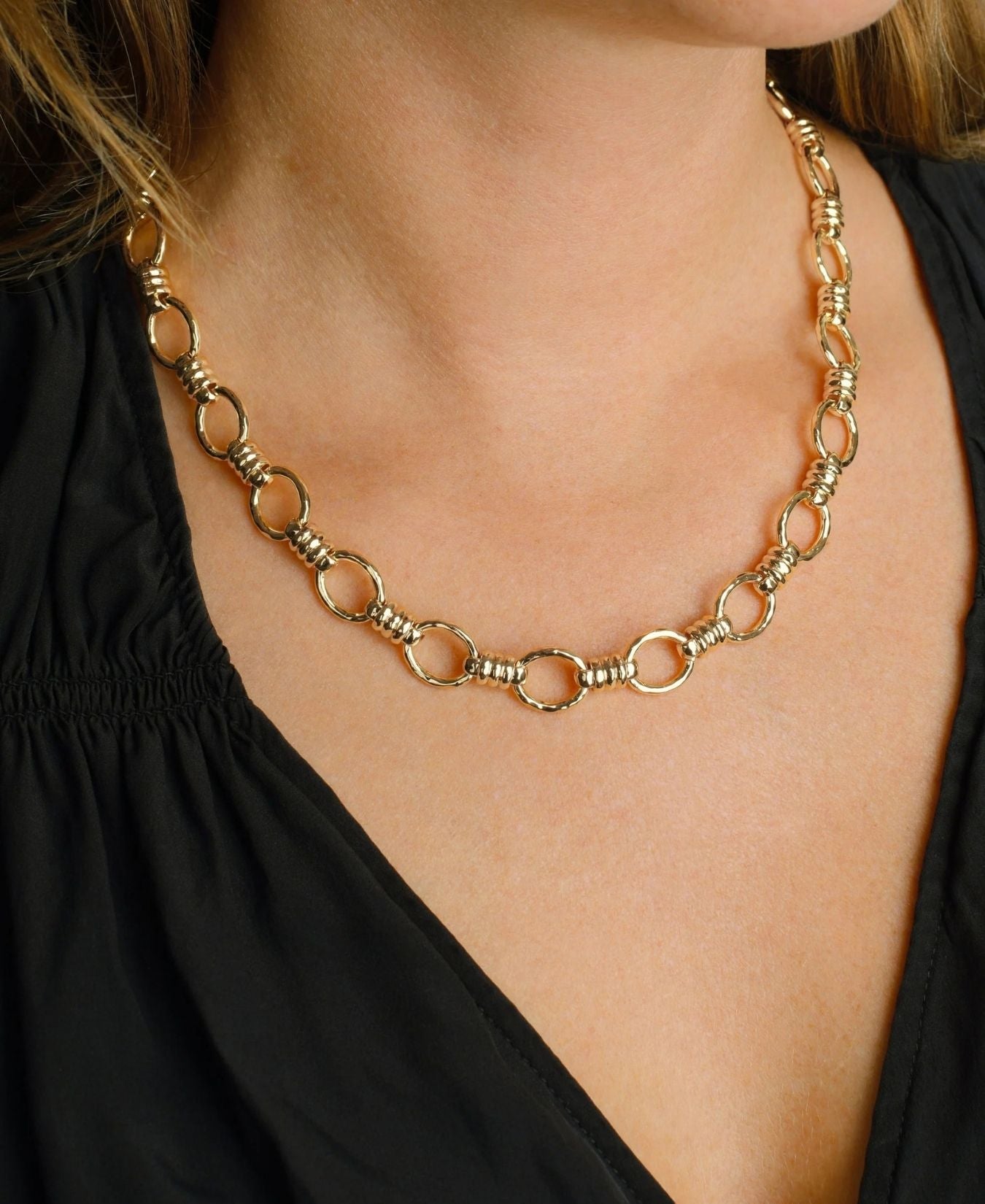 Neptune Chain Necklace-AnabelAram-13131117624