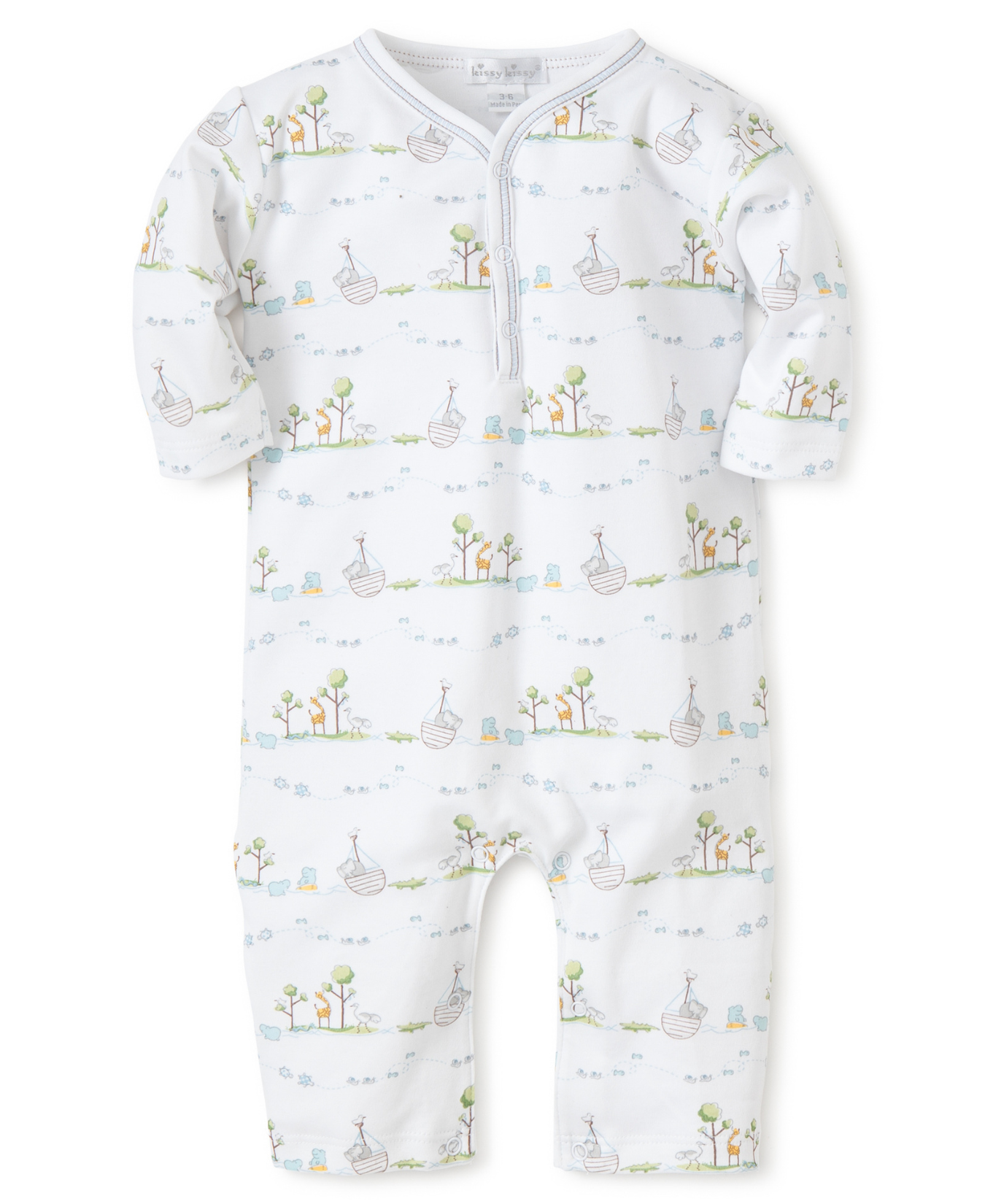 Noah's Print Playsuit_Kissy Kissy_F1635310P
