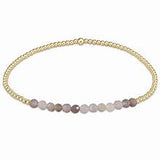 Gold Bliss 2MM Bead Bracelet- Pyrite