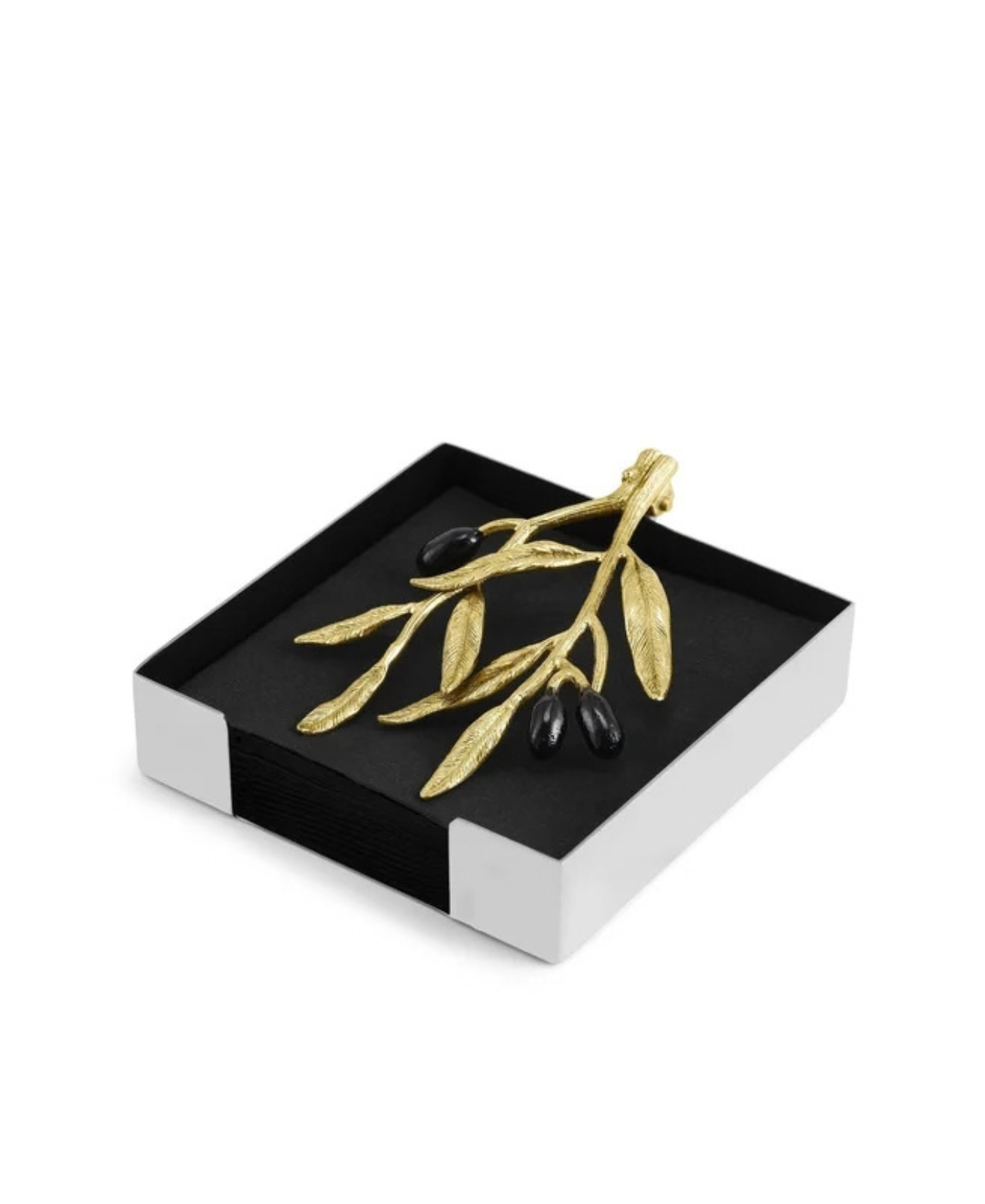 Olive Branch Cocktail Napkin Holder-MichaelAram-112501