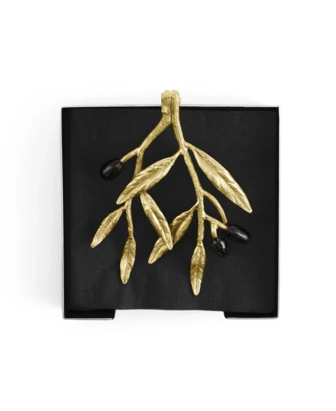 Olive Branch Cocktail Napkin Holder-MichaelAram-112501