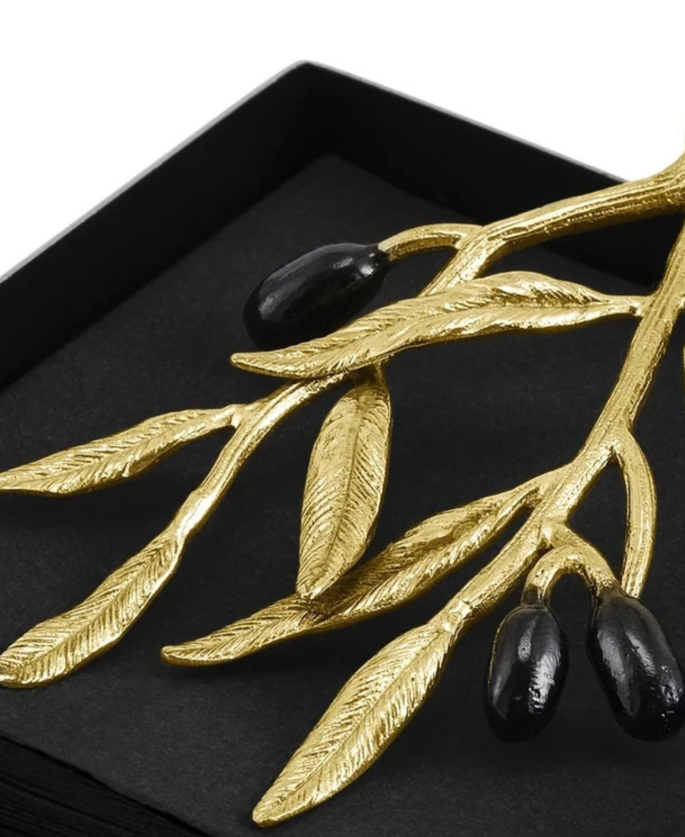 Olive Branch Cocktail Napkin Holder-MichaelAram-112501
