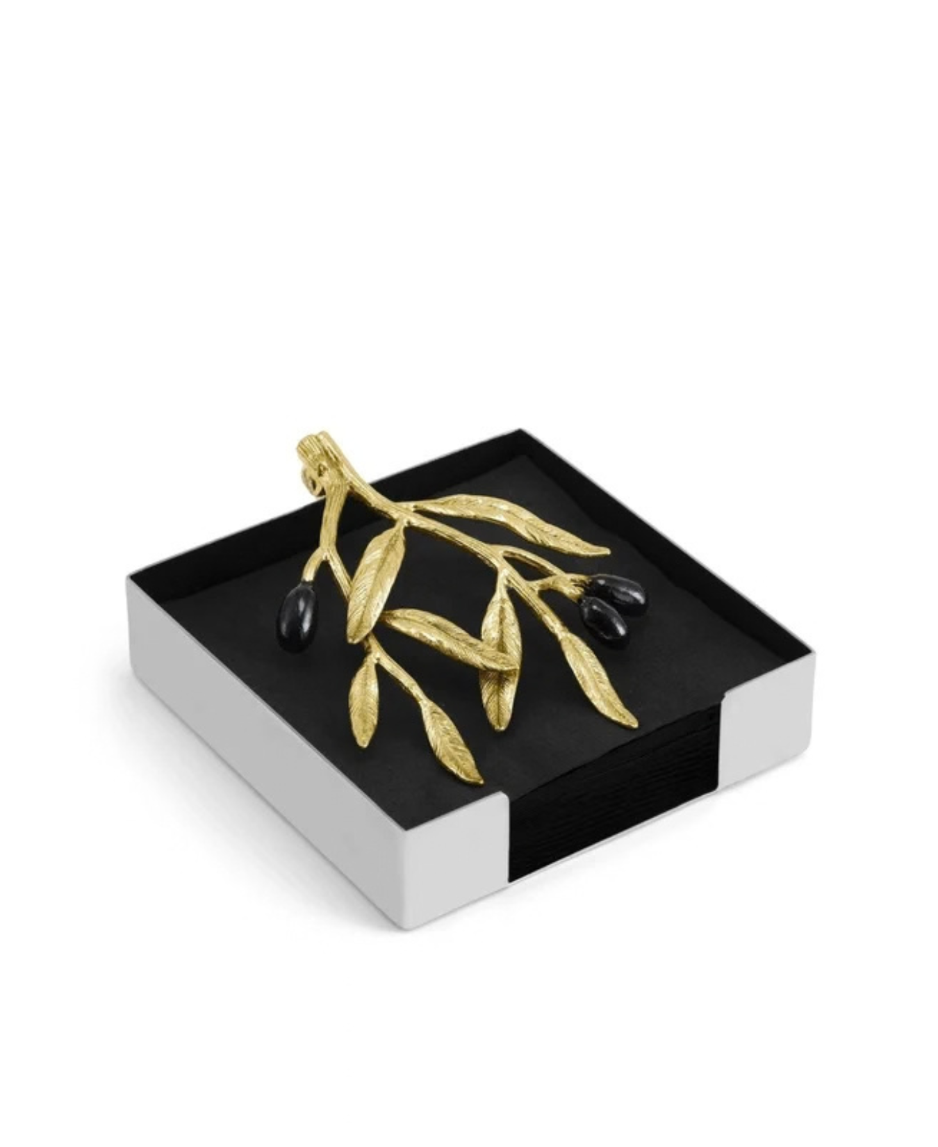 Olive Branch Cocktail Napkin Holder-MichaelAram-112501