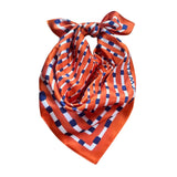 Orange + Navy Scarf_Swells