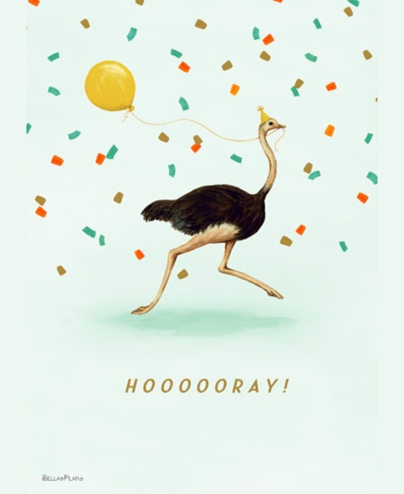 OstrichWithBalloonCard-7388273