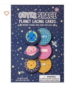 Outer Space Lacing Cards