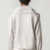 Full Sleeve Half Zip: Alabaster