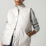 Reversible Snap Fron Vest: Opal