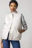 Reversible Snap Fron Vest: Opal