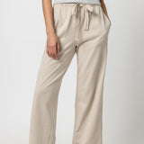 Drawstring Waist Pant Pebble