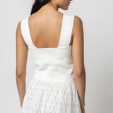 Cropped Tank White