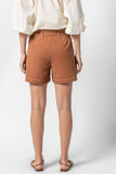 Belted Canvas Short Bronze