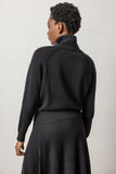Raglan Turtleneck Sweater Black