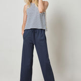 Seamed Wide Leg Pant