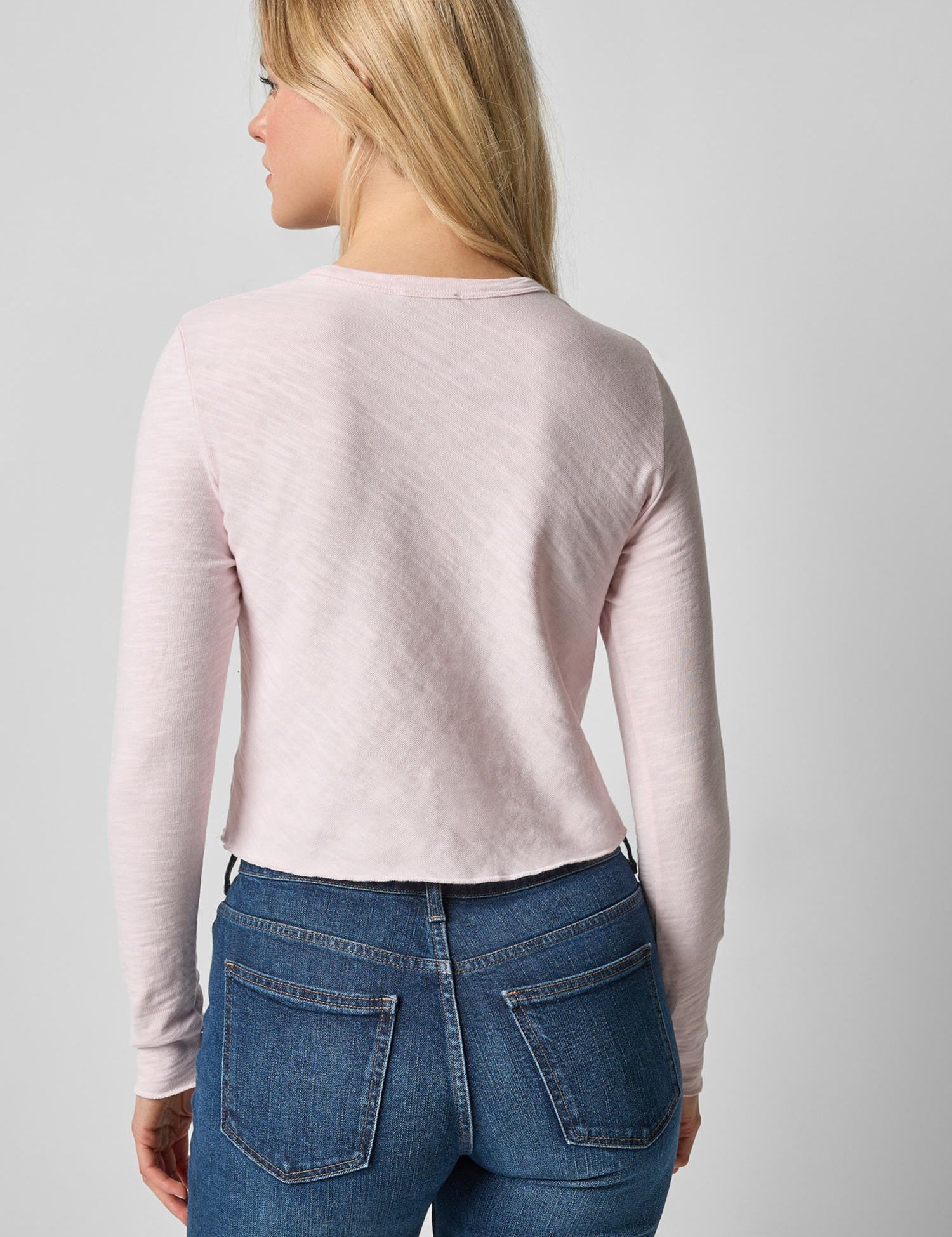 Long Sleeved Cropped Tee