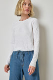 Long Sleeved Cropped Tee