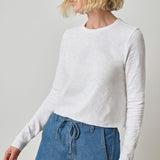 Long Sleeved Cropped Tee